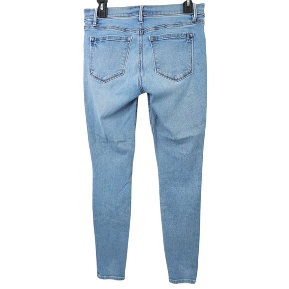 Loft Legging Jean Mid Rise Womens Size 27/4 Stretch Light Wash Denim - Picture 2 of 14